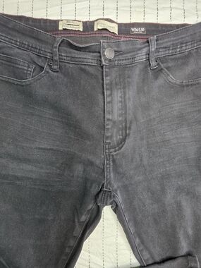 Scott James England Slim Fit Washed Black Jeans Size 36x30